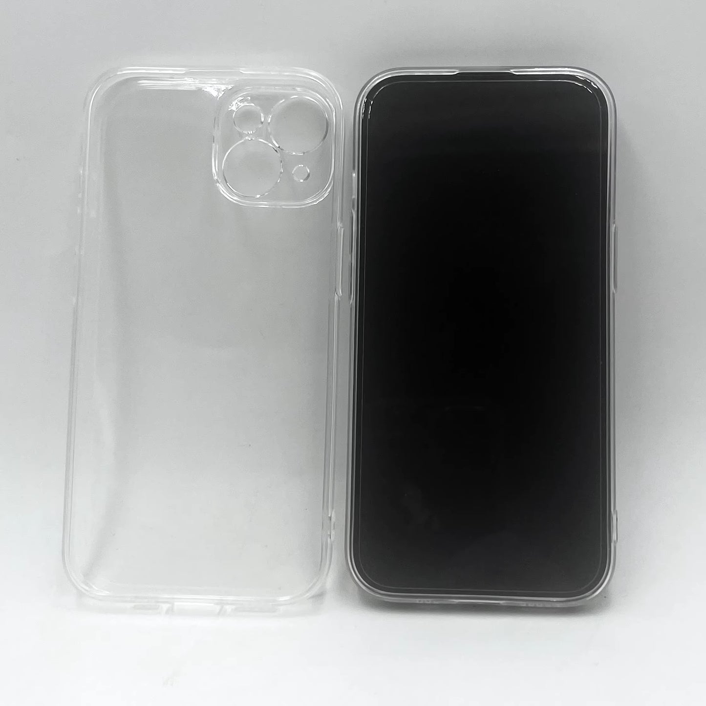 Top Selling Tpu Soft Clear Transparent Mobile Phone Cover Shockproof Cell Phone Case for Iphone 13 12 14 15 16 17 Pro Max