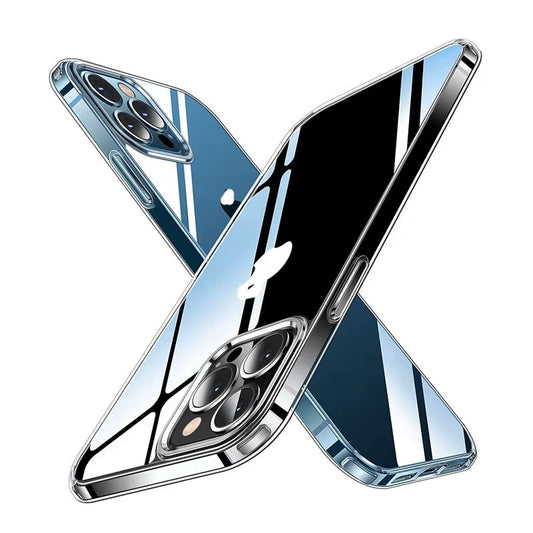 Top Selling Tpu Soft Clear Transparent Mobile Phone Cover Shockproof Cell Phone Case for Iphone 13 12 14 15 16 17 Pro Max